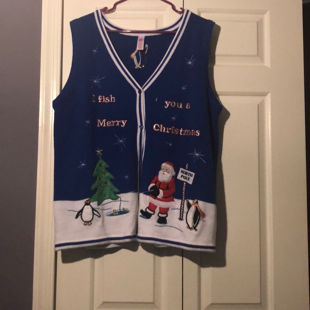 Christmas sweater vest